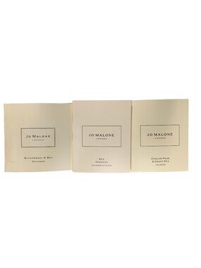 Jo Malone 3 Piece Blackberry, English Pear Sweet & Red Hibiscus Cologne 1.5ml e